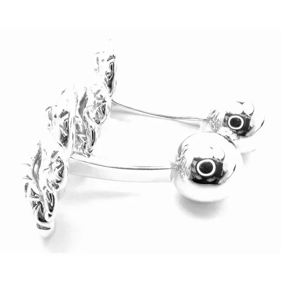 Rare! Authentic Tom Ford 18k White Gold Snake Cufflinks Box - Picture 7 of 9